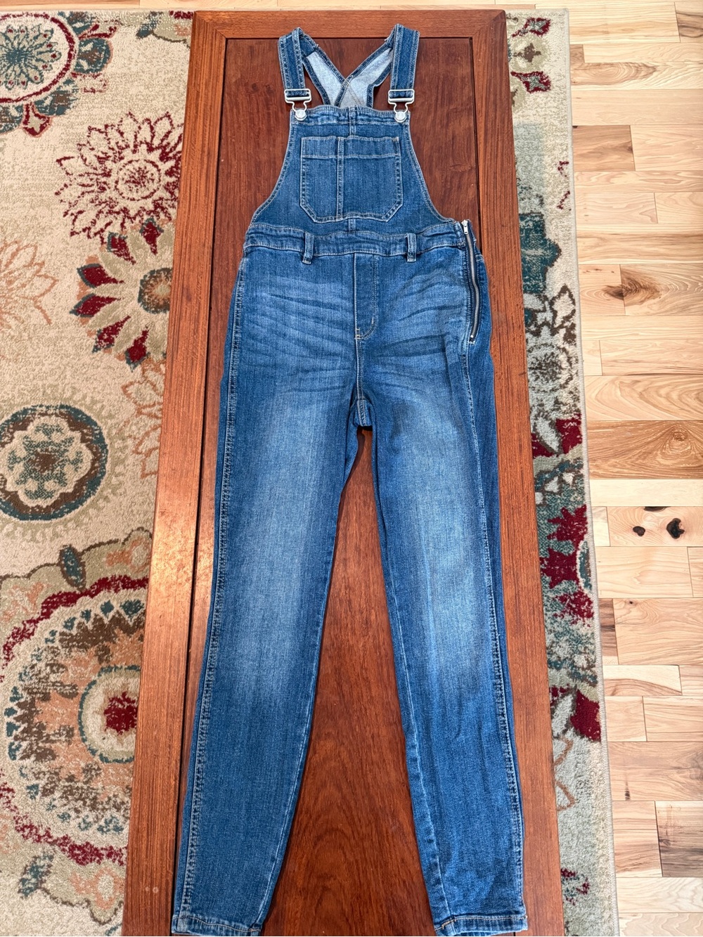 Garage Women's Blue Denim Overalls Jumpsuit